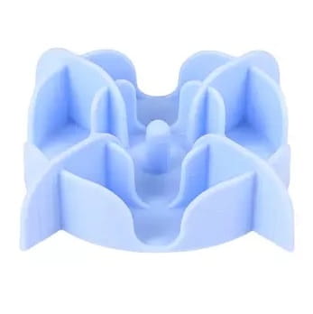 Zolux Wkład do miski spowalniający jedzenie M niebieski 17,5 x 17,5 cm