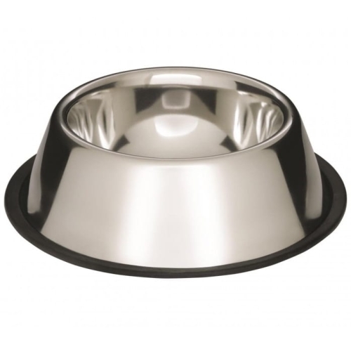  Barry King Miska metalowa na gumie dla psa 0,9l