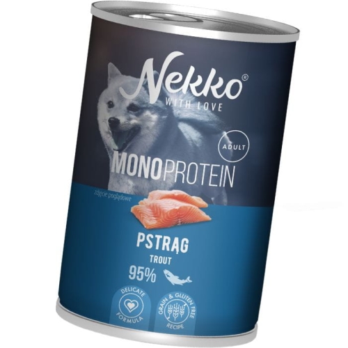 NEKKO - p/pies MONO Pstrąg 400g Adult