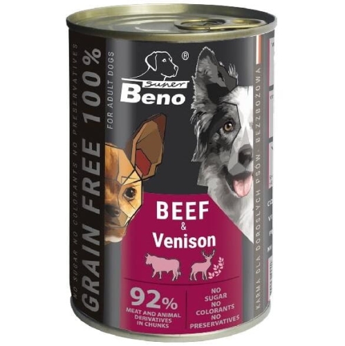 BENO PIES kąski z wołowiną i dziczyzną w sosie 415