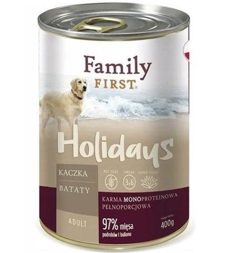 Family First kaczka bataty adult monoprotein 400g