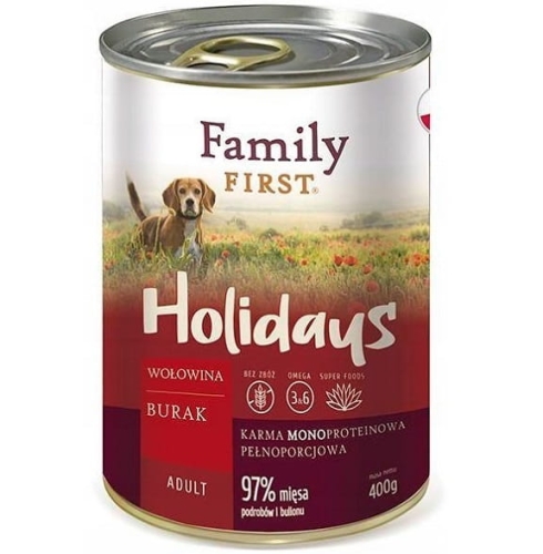 Family First wołowina burak adult monoprotein 400g