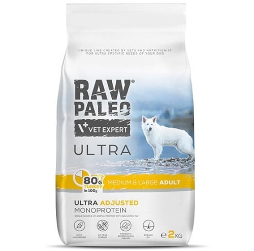 RAW PALEO Ultra Turkey Medium&Large Adult 2kg