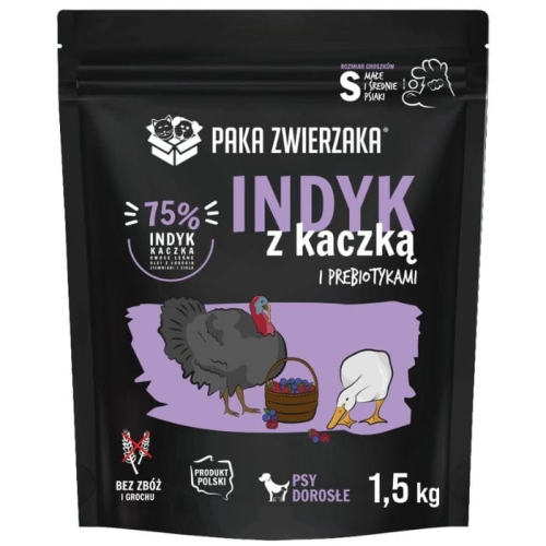 Paka Zwierzaka Seventh heaven Indyk z kaczką MINI Turkey & Duck S 1,5kg