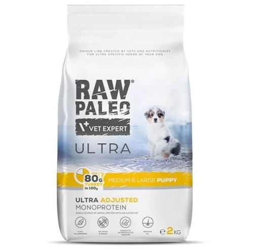 RAW PALEO Ultra Turkey Medium&Large Puppy 2kg
