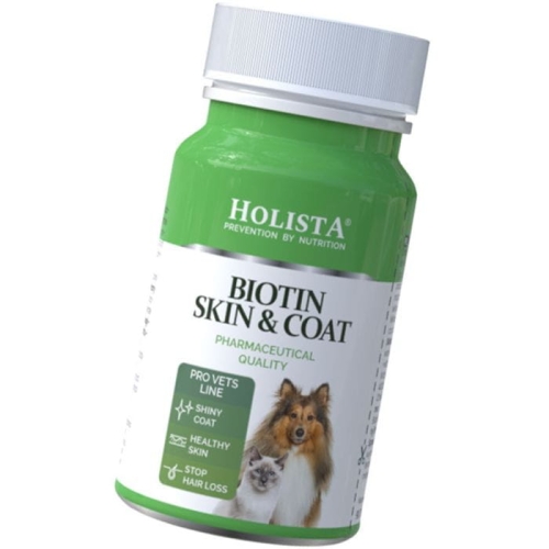 Holista Biotin Skin & Coat Skóra sierść Biotyna dla psa i kota 90 tab