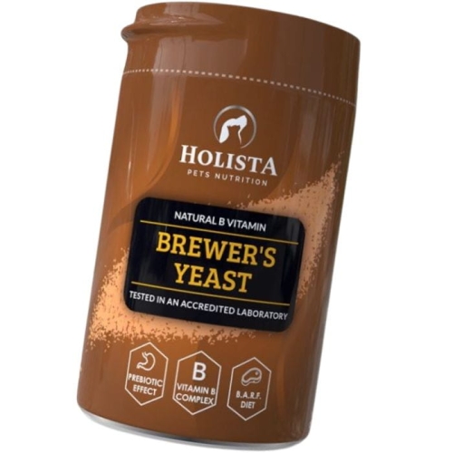 Holista Drożdże browarnicze dla psa kota Witaminy Minerały Dieta BARF 200g