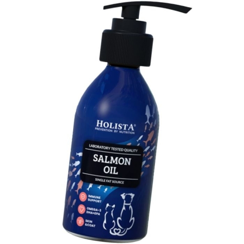 Holista Salmon Oil Delikatny Olej z łososia 100ml Omega 3 dla psa kota