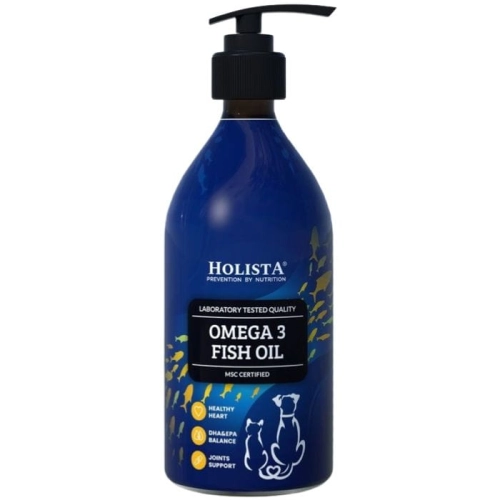  Holista Omega3 Fish Oil Olej z ryb dla psa i kota Omega EPA DHA BARF 500ml 