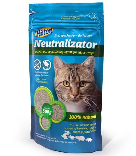 Hilton Neutralizator zapachów do kuwet kot gryzoń królik 500g