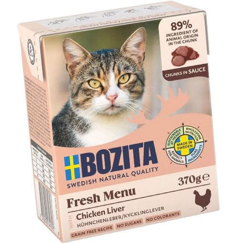 Bozita Wątróbka z kurczaka w sosie 370g Mokra karma dla kota
