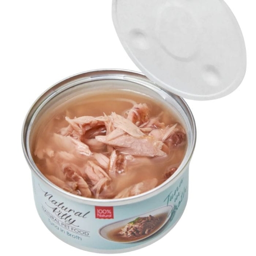 Natural Kitty Tuńczyk w bulionie 80g Mokra karma dla kotów