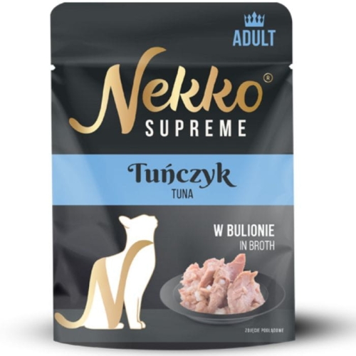 Nekko Supreme Adult Mokra karma dla kota Tuńczyk w bulionie 70g