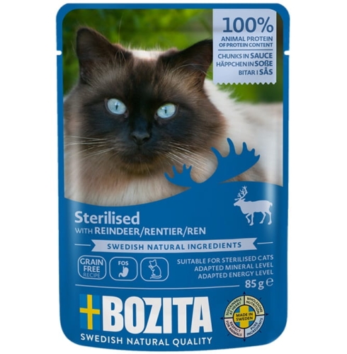 Bozita Indoor sterilised Renifer sos 85g