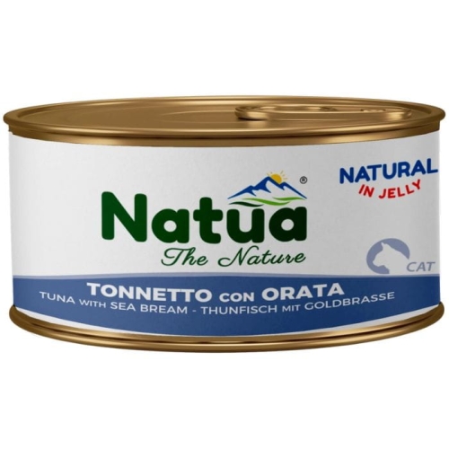 Natua Cat Tuńczyk z doradą w galaretce 85g Naturalna karma dla kota