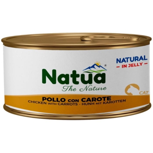 Natua Cat Kurczak z marchewką w galaretce 85g Naturalna karma dla kota