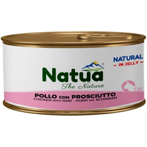 Natua Cat Kurczak z szynką w galaretce 85g Naturalna karma dla kota
