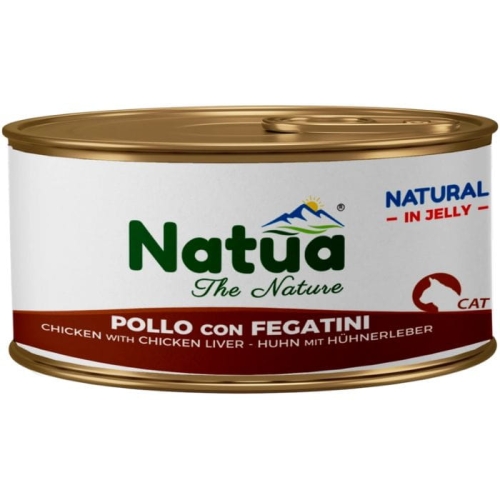 Natua Cat Kurczak z wątróbką w galaretce 85g Naturalna karma dla kota