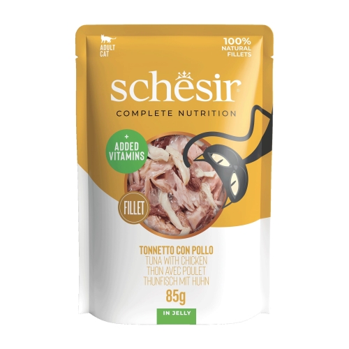 Schesir Karma dla kota Tuńczyk Kurczak w galaretce 85g