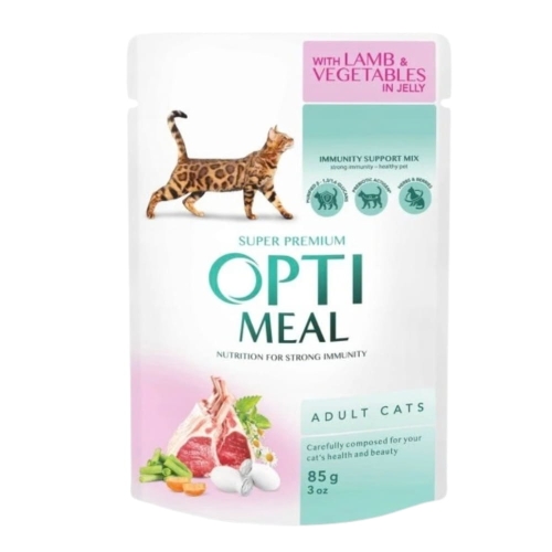 Opti Meal saszetka z jagnięciną 85g 