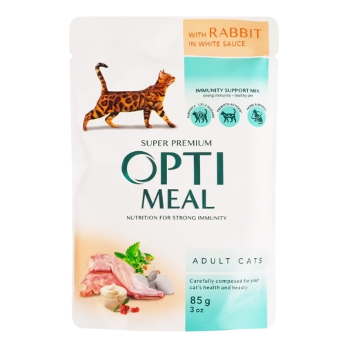 Opti Meal saszetka  z królikiem  85g