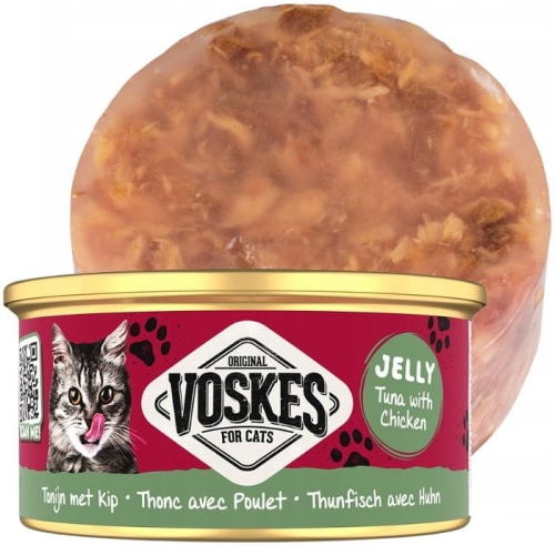 Mokra karma dla kota Voskes TUNA WITH CHICKEN Tuńczyk z kurczakiem 85g