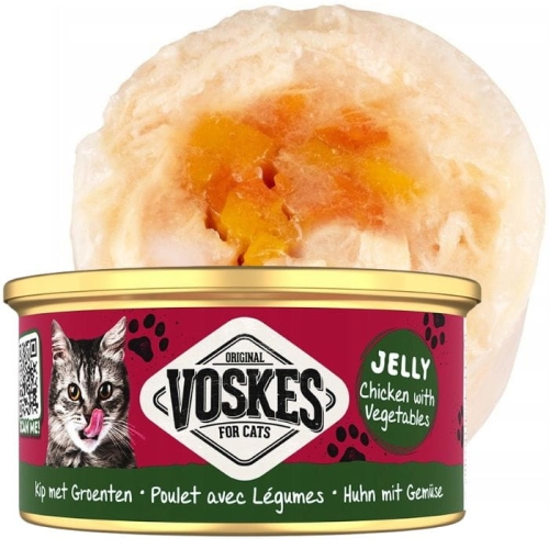 Mokra karma dla kota Voskes CHICKEN WITH VEGETABLES Kurczak z warzywami 85g