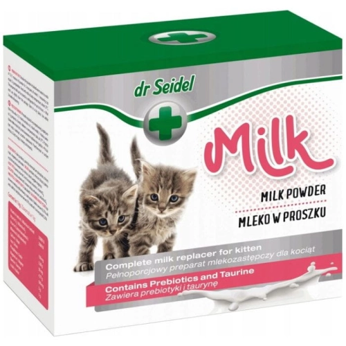  Dr Seidel Milk Mleko w proszku dla kociąt 200g BEZ BUTELKI
