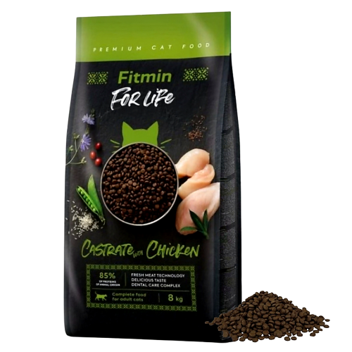 Fitmin Cat For Life Castrate Chicken 8kg
