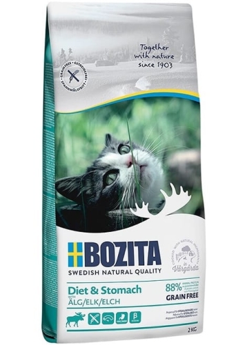 Bozita Diet & Stomach Elk Sucha karma bez zbóż dla kota Łoś 2kg