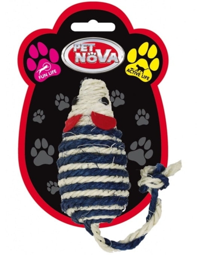 Pet Nova Zabawka dla kota myszka 10x5cm