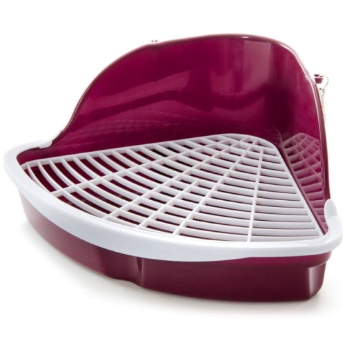 JK Animals Kuweta dla gryzoni duża 25x25cm BORDOWY