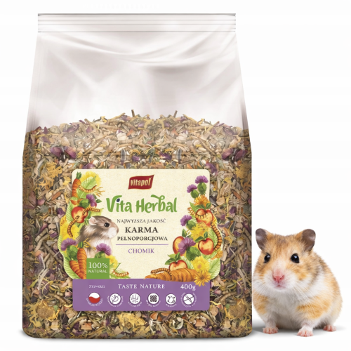 VITAPOL Herbalkarma pełnoporcjowa dla chomika 500g