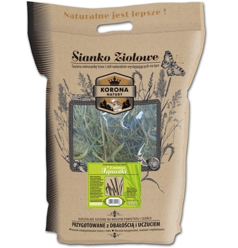 Natural-Vit Sianko ziołowe z tymotką 400g dla gryzonia królika