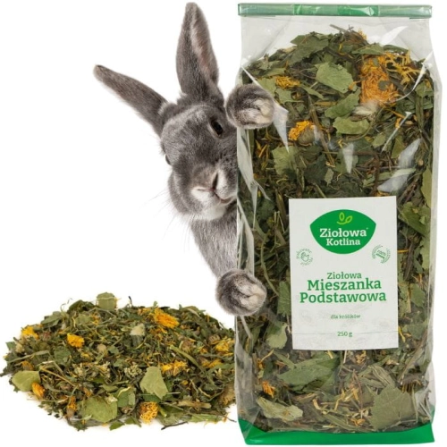 Ziołowa Kotlina Zioła podstawowe dla królika 250g