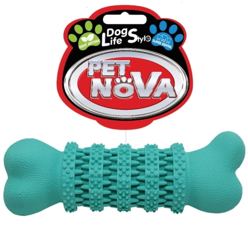 Pet Nova Gryzak dental 13cm, kolor i aromat miętowy