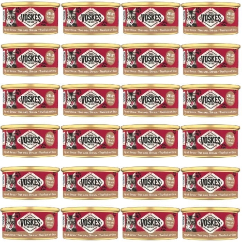 Mokra karma dla kota Voskes TUNA WITH SHIRASU Tuńczyk z sardelą 24 x 85g