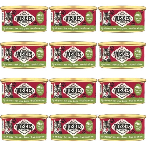 Mokra karma dla kota Voskes TUNA WITH QUINOA Tuńczyk z komosą 12 x 85g