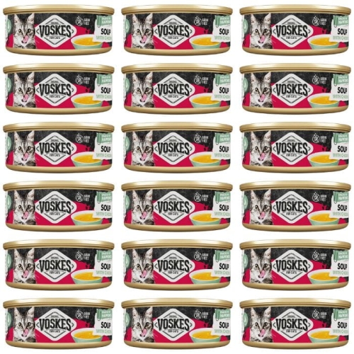 Zupa bulion dla kota z kurczakiem Voskes Cat soup with Chicken 18 x 50g