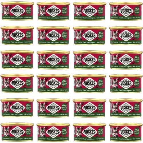 Mokra karma dla kota Voskes CHICKEN VEGETABLES Kurczak z warzywami 24 x 85g