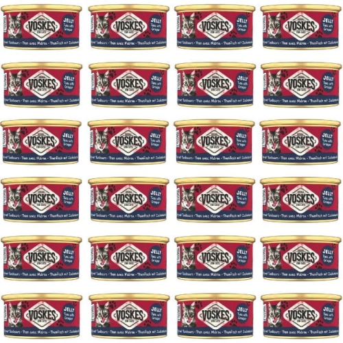 Mokra karma dla kota Voskes TUNA WITH GROUPER Tuńczyk z granikiem 24 x 85g