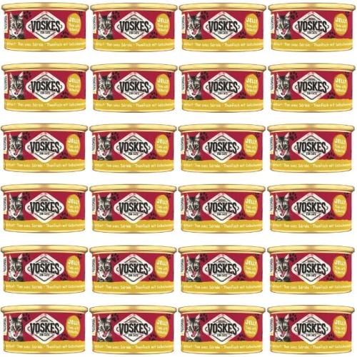 Mokra karma dla kota Voskes TUNA YELLOWTAIL Tuńczyk z seriolą 24 x 85g