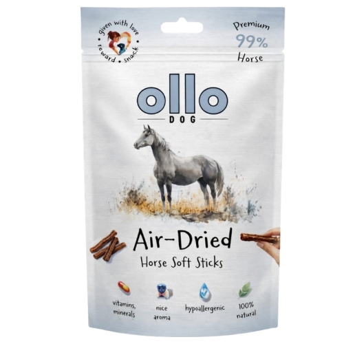 Ollo Air Dried Horse Sticks 80g