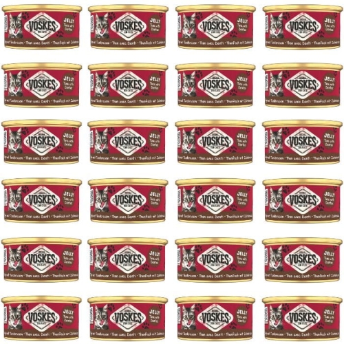 Mokra karma dla kota Voskes TUNA WITH DENTEX Tuńczyk z kielcem 24 x 85g