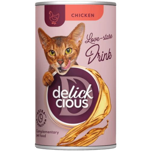 Delickcious napój z kurczakiem przekąska nawadniająca dla kota 12x 140g