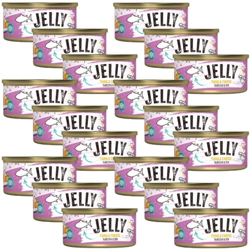 Mr. Bandit Jelly 18 x 80g Przysmak dla Kota Galaretka z Tuńczykiem i Serem