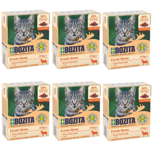 Bozita Cat Mokra karma dla kota Jagnięcina w sosie 6 x 370g