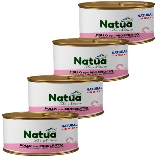 Natua Cat Kurczak z szynką w galaretce 24 x 85g Naturalna karma dla kota