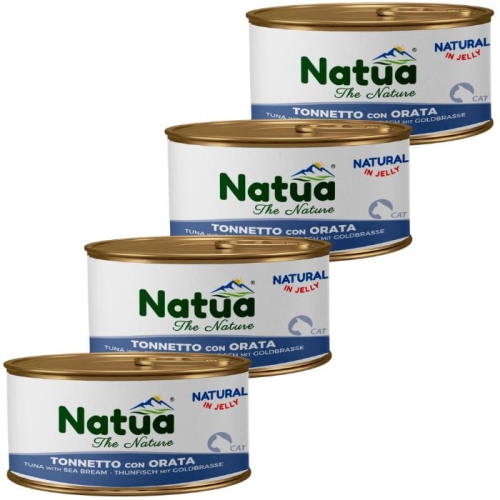 Natua Cat Tuńczyk z doradą w galaretce 24 x 85g Naturalna karma dla kota