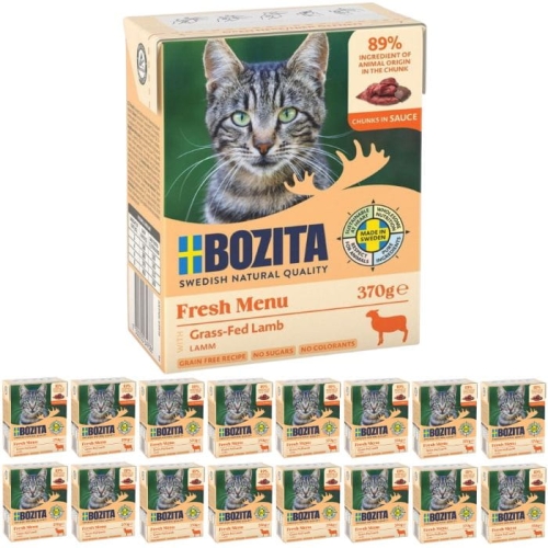 Bozita Cat Mokra karma dla kota Jagnięcina w sosie 16 x 370g